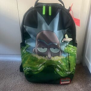 Spray ground backpack